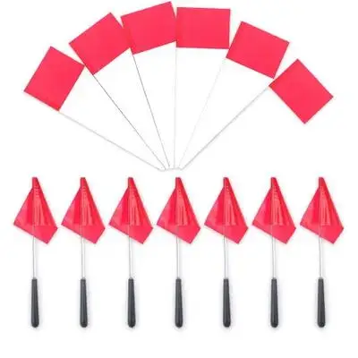 30pcs Marking Durable PVC Steel Wire Lawn Flags Outdoor Garden Irrigation Signal Survey Construction Pet Invisible for Multiple
30pcs Marking Durable PVC Steel Wire Lawn Flags Outdoor Garden Irrigation Signal Survey Construction Pet Invisible for Multiple