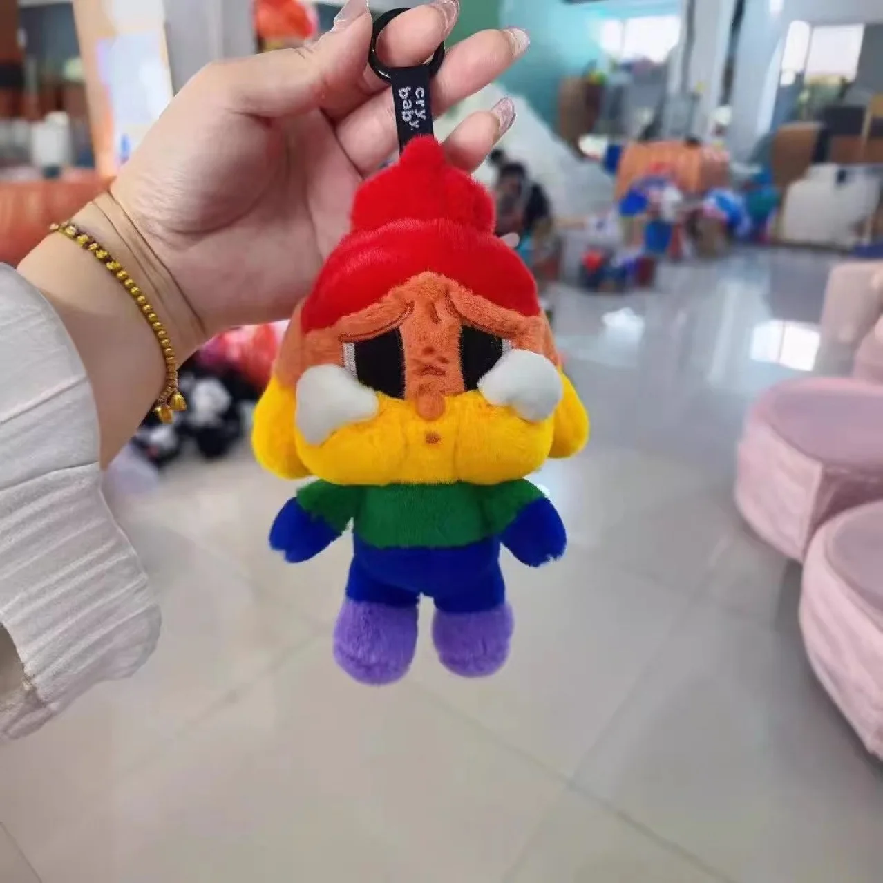 Плюшевая кукла Rainbow Crying Baby, вешалка для рюкзака, брелок, кукла Dudu Girl
Плюшевая кукла Rainbow Crying Baby, вешалка для рюкзака, брелок, кукла Dudu Girl