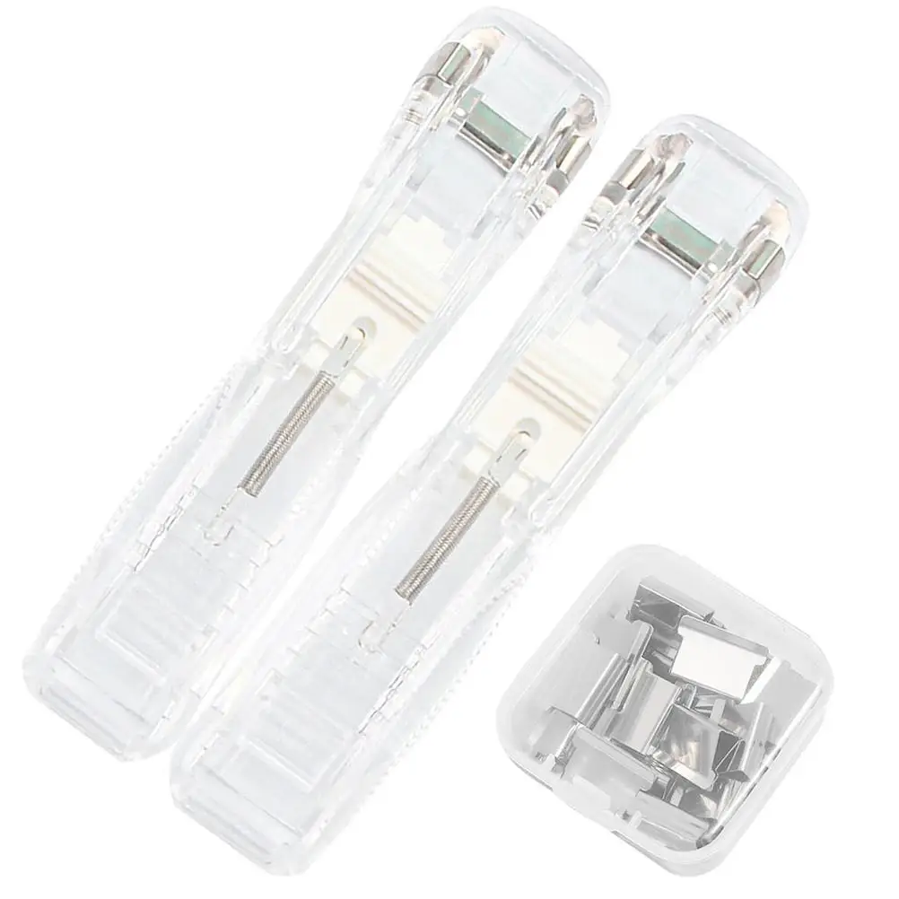 Paper Clips Fastener Folders Reusable File Stapler Transparent Alloy Office Stationery Student Binder
Paper Clips Fastener Folders Reusable File Stapler Transparent Alloy Office Stationery Student Binder
