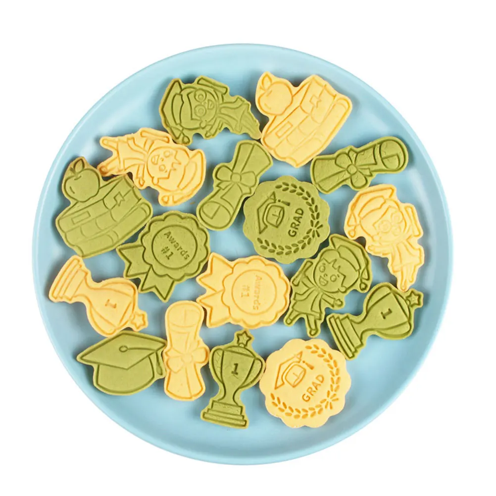 16 Pcs Biscuits Certificate Cookie Cut Graduation Chocolate Candy Fondant Mold Small Letter Plastic Baking Mould Pink
16 Pcs Biscuits Certificate Cookie Cut Graduation Chocolate Candy Fondant Mold Small Letter Plastic Baking Mould Pink