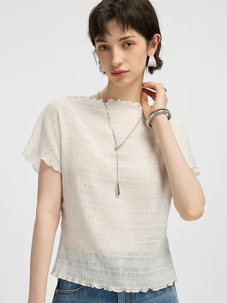 Женская укороченная футболка с U-образным вырезом и пузырчатой текстурой, повседневная, летняя, премиум-класса, SVLI
Женская укороченная футболка с U-образным вырезом и пузырчатой текстурой, повседневная, летняя, премиум-класса, SVLI