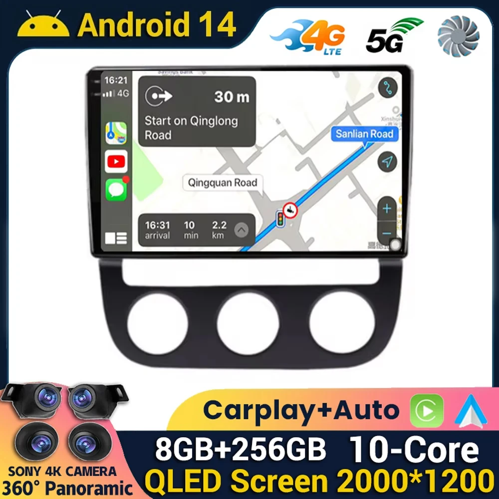 Автомагнитола Carplay для Volkswagen Jetta 5, 2005, 2006, 2007, 2008, 2009, 2010, Android 14, GPS, мультимедиа, стерео, Wi-Fi + 4G, головное устройство
Автомагнитола Carplay для Volkswagen Jetta 5, 2005, 2006, 2007, 2008, 2009, 2010, Android 14, GPS, мультимедиа, стерео, Wi-Fi + 4G, головное устройство