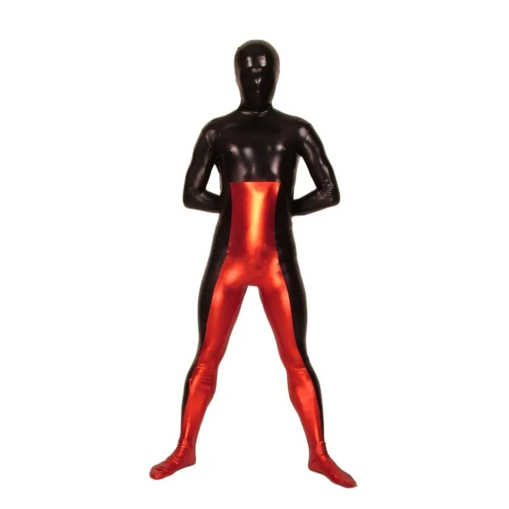 2-color matching shiny metallic party Cosplay jumpsuit spandex halloween Catsuit for adults kids
2-color matching shiny metallic party Cosplay jumpsuit spandex halloween Catsuit for adults kids