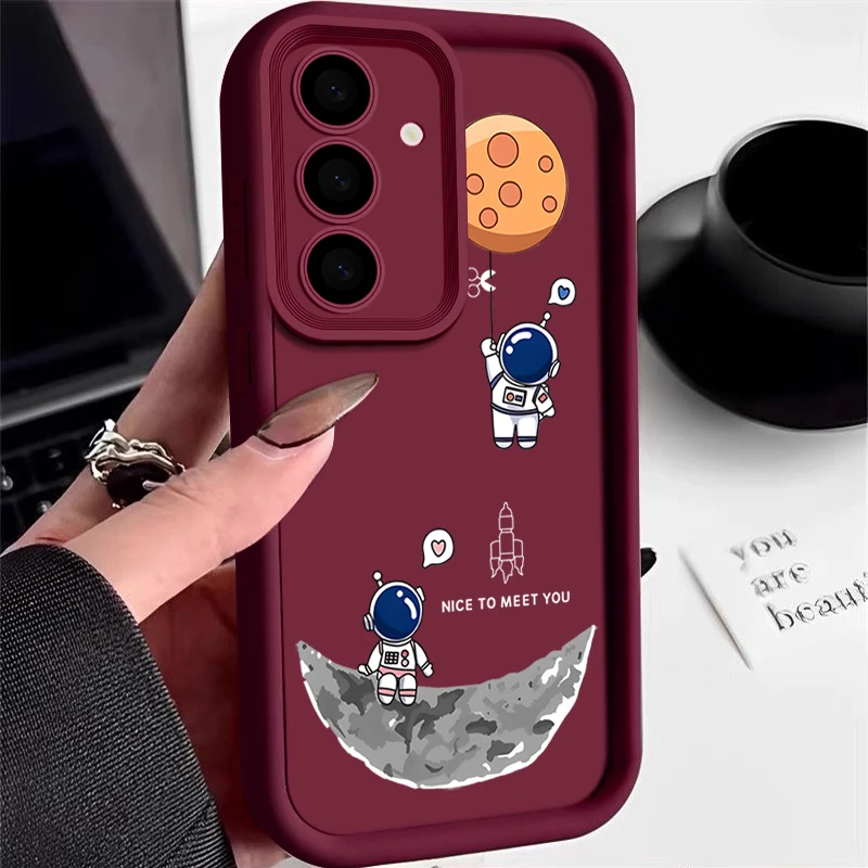 Cute Astronaut TPU Case For Samsung Galaxy A56 A36 A26 A55 A16 A15 A35 A25 A14 A54 5G S25 Edge S22 S23 Ultra S24 FE Phone Cover
Cute Astronaut TPU Case For Samsung Galaxy A56 A36 A26 A55 A16 A15 A35 A25 A14 A54 5G S25 Edge S22 S23 Ultra S24 FE Phone Cover