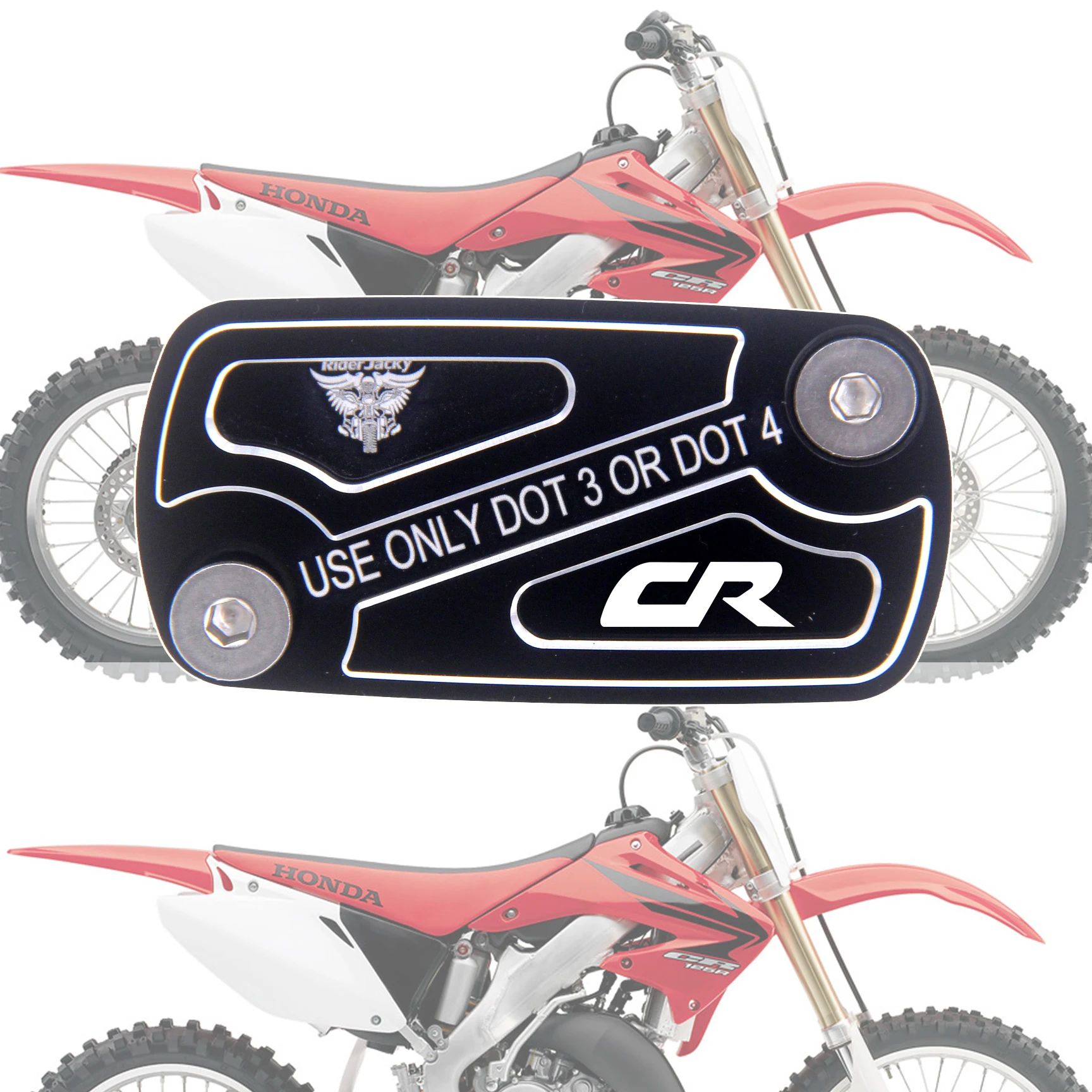 RiderJacky® For Honda CR125R CR250R CR 125R CR250 R From 2002-to 2007 Motorcycle Rear Brake Reservoir Cover Cap
RiderJacky® For Honda CR125R CR250R CR 125R CR250 R From 2002-to 2007 Motorcycle Rear Brake Reservoir Cover Cap