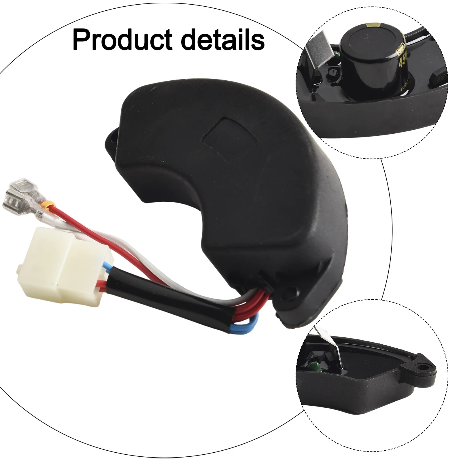 Hot Sale Practical Brand New Voltage Regulator Automatic Generator Voltage Regulator Plastic+wire+power Supply
Hot Sale Practical Brand New Voltage Regulator Automatic Generator Voltage Regulator Plastic+wire+power Supply