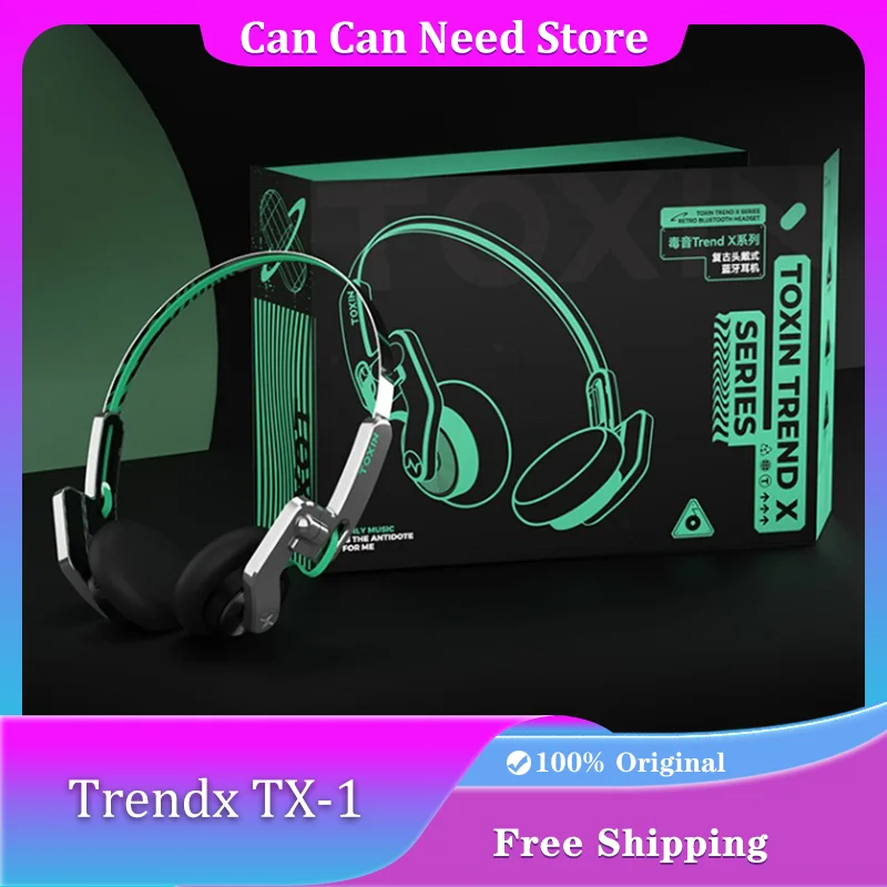 Trendx Tx-1 Headset Retro Bilateral Stereo Sound IP3X Dust Resistance Portable Foldable Lightweight Wireless Bluetooth Headphone 
Trendx Tx-1 Headset Retro Bilateral Stereo Sound IP3X Dust Resistance Portable Foldable Lightweight Wireless Bluetooth Headphone
