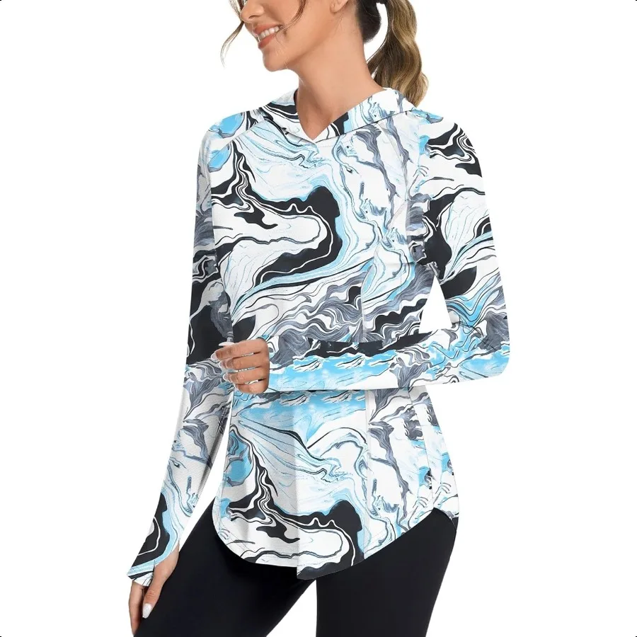Women UPF50+ Long Sleeve Shirts UV Protection Lightweight Sun Hoodie Hiking Workout Tops Quick Dry Outdoor
Women UPF50+ Long Sleeve Shirts UV Protection Lightweight Sun Hoodie Hiking Workout Tops Quick Dry Outdoor