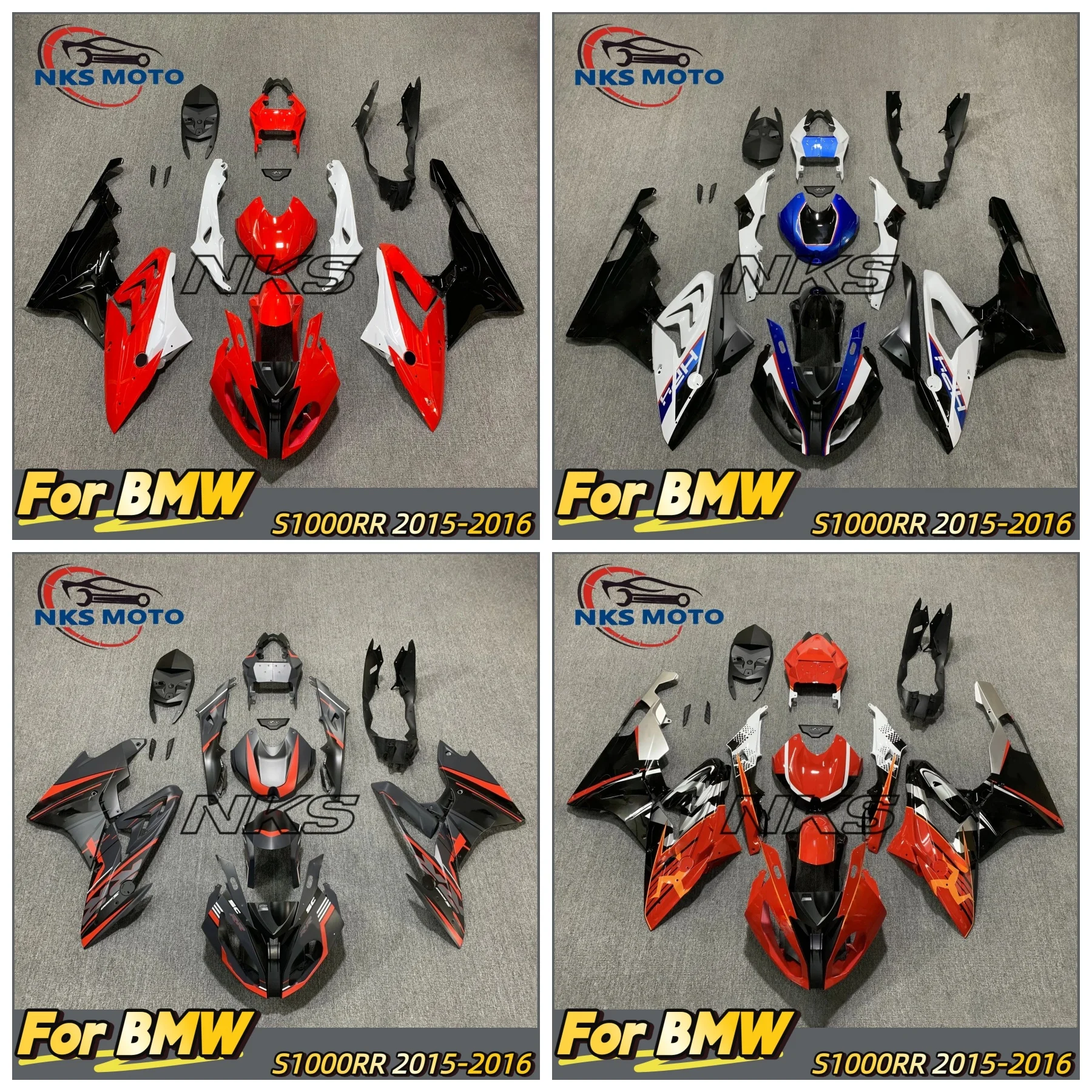 For BMW S1000RR S1000 RR 2015 2016 ABS Injection Plastic Motorcycle Modified Accessories Fairing Kits
For BMW S1000RR S1000 RR 2015 2016 ABS Injection Plastic Motorcycle Modified Accessories Fairing Kits