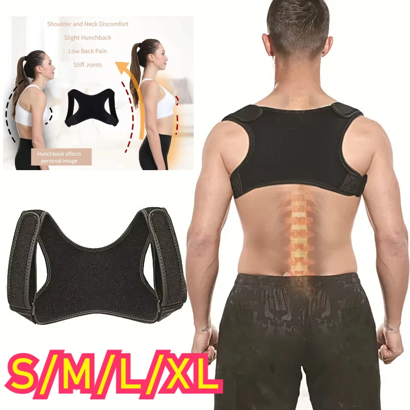 Invisible Back Posture Corrector Trainer Adjustable Shoulder Brace Straight Holder Clavicle Support for Men Women Adult 2027
Invisible Back Posture Corrector Trainer Adjustable Shoulder Brace Straight Holder Clavicle Support for Men Women Adult 2027