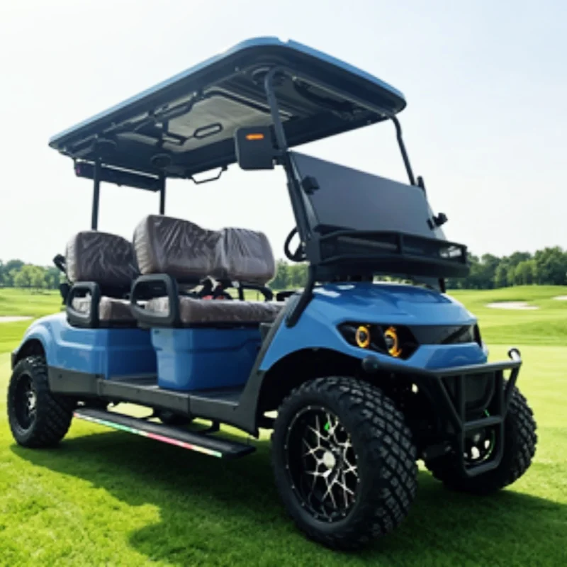 Golf Hunting Car With 5000W Motor High Popularity Electric Golf Cart 12-Inch Off-Road Tires White Upholstered Seat
Golf Hunting Car With 5000W Motor High Popularity Electric Golf Cart 12-Inch Off-Road Tires White Upholstered Seat