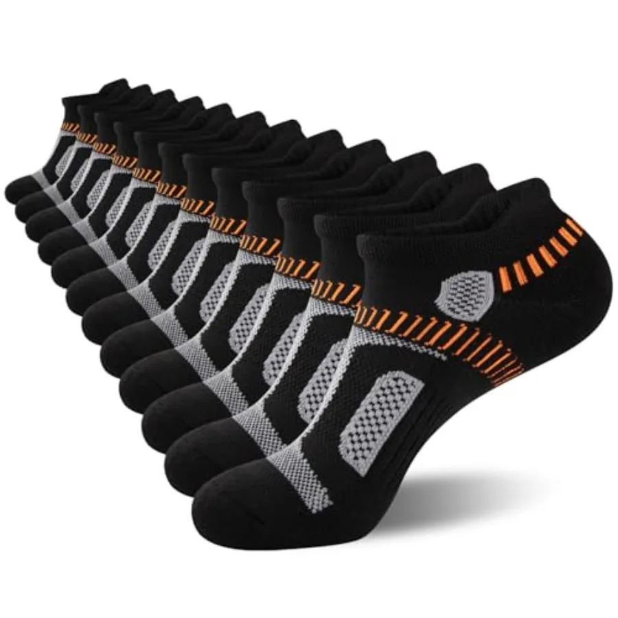 Mens Athletic Ankle Socks Moisture Wicking Cushion Running Low Cut Sock 6 Pack
Mens Athletic Ankle Socks Moisture Wicking Cushion Running Low Cut Sock 6 Pack