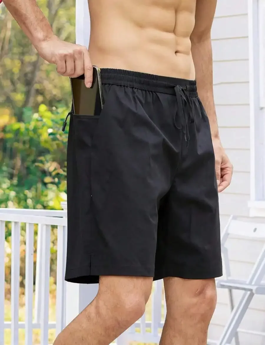 Mens Quick Dry Swim Trunks With Compression Liner And Zipper Pockets
Mens Quick Dry Swim Trunks With Compression Liner And Zipper Pockets