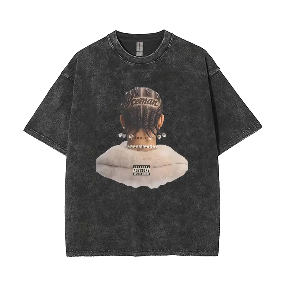 Washed Vintage Rapper Drake Iceman Graphic T Shirt Men Women Hip Hop Fashion Pop Music T Shirts Men's Cotton Oversized T-shirts
Washed Vintage Rapper Drake Iceman Graphic T Shirt Men Women Hip Hop Fashion Pop Music T Shirts Men's Cotton Oversized T-shirts