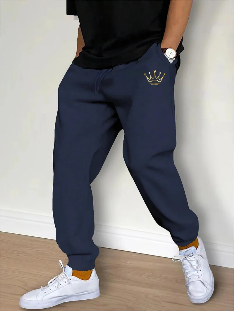 Gold Crown Printed Men's Trousers Casual Sports Pants Fitness Jogging Trousers Daily Versatile Fashion Drawstring Men's Trousers
Gold Crown Printed Men's Trousers Casual Sports Pants Fitness Jogging Trousers Daily Versatile Fashion Drawstring Men's Trousers