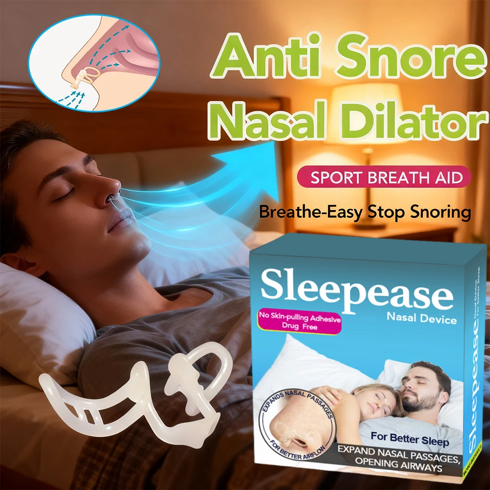 2Pcs Mini Stop Snoring Device Silicone Elastic Nose Clip Anti-Snoring Supplies To Prevent Snoring Good Sleep Physical Expansion
2Pcs Mini Stop Snoring Device Silicone Elastic Nose Clip Anti-Snoring Supplies To Prevent Snoring Good Sleep Physical Expansion