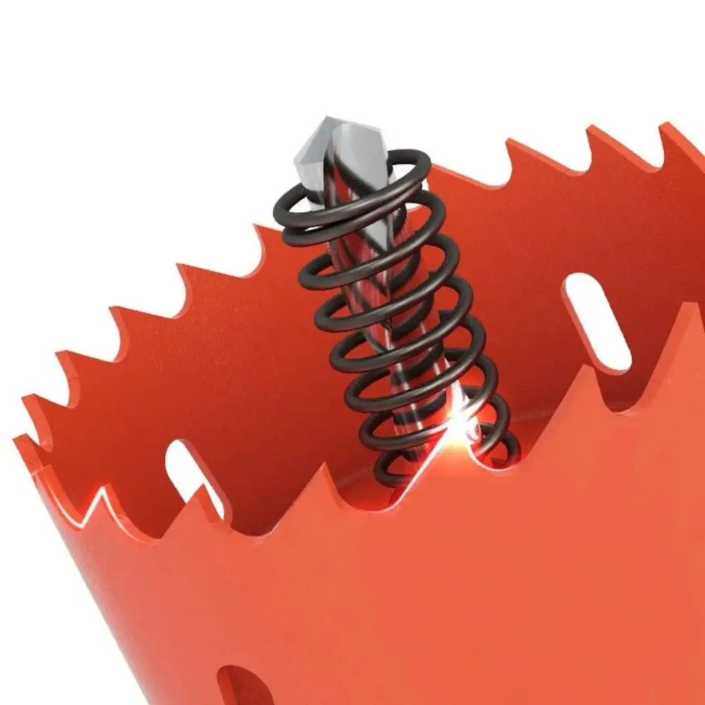 50-65 мм сверло для кольцевой пилы, легкое удаление стружки, без скольжения, сверление по дереву, коронка, износостойкий биметаллический открывалка для отверстий из стали HSS
50-65 мм сверло для кольцевой пилы, легкое удаление стружки, без скольжения, сверление по дереву, коронка, износостойкий биметаллический открывалка для отверстий из стали HSS