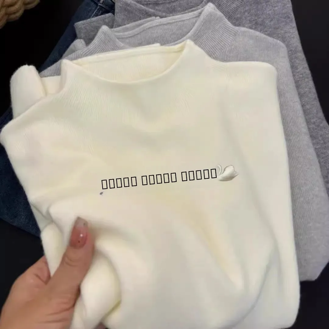 Осень-зима, мягкий уютный вязаный свитер с маленьким воротником, женский базовый слой, верхняя одежда, большой размер, теплый корейский топ Fufu
Осень-зима, мягкий уютный вязаный свитер с маленьким воротником, женский базовый слой, верхняя одежда, большой размер, теплый корейский топ Fufu