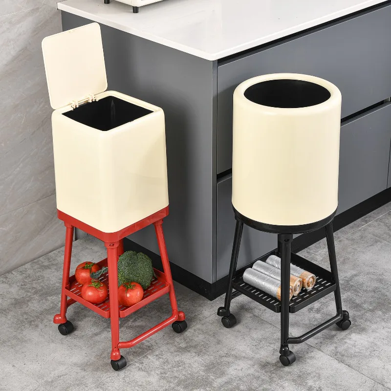 Raised Wheeled Kitchen Trash Can Large Capacity Dual Bin Hands Free Pedal No Bend Easy Clean Bin Basurero Cocina Mini Trash Can
Raised Wheeled Kitchen Trash Can Large Capacity Dual Bin Hands Free Pedal No Bend Easy Clean Bin Basurero Cocina Mini Trash Can