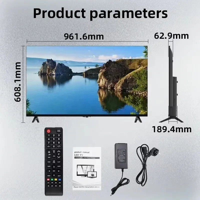 43" Smart UHD LED TV | DVB-T2/S2 | Android OS | Hotel Grade | HDR10 | China Market | Wall Mountable
43" Smart UHD LED TV | DVB-T2/S2 | Android OS | Hotel Grade | HDR10 | China Market | Wall Mountable