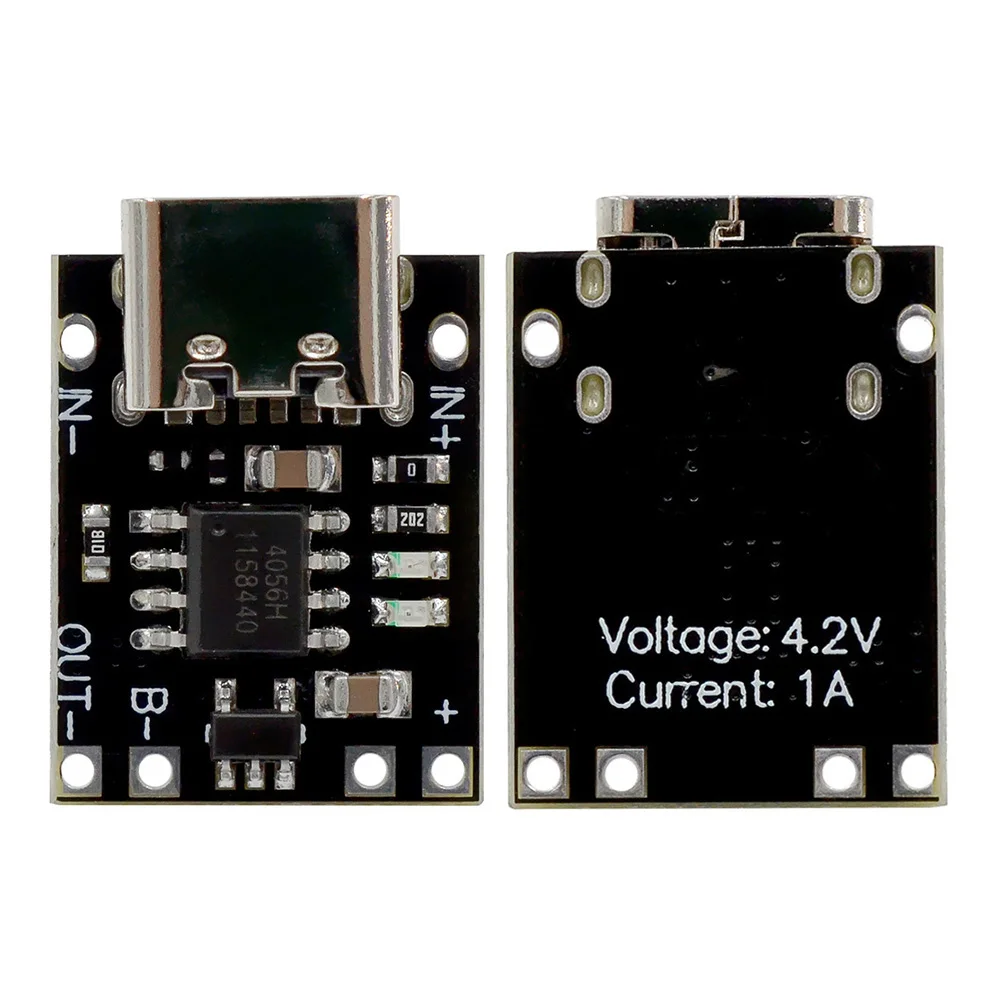 Ultra-Small Lithium Battery Charging Panel 1A Ternary Lithium Battery 3.7V4.2V Charger Module Type-C With Protection Board
Ultra-Small Lithium Battery Charging Panel 1A Ternary Lithium Battery 3.7V4.2V Charger Module Type-C With Protection Board