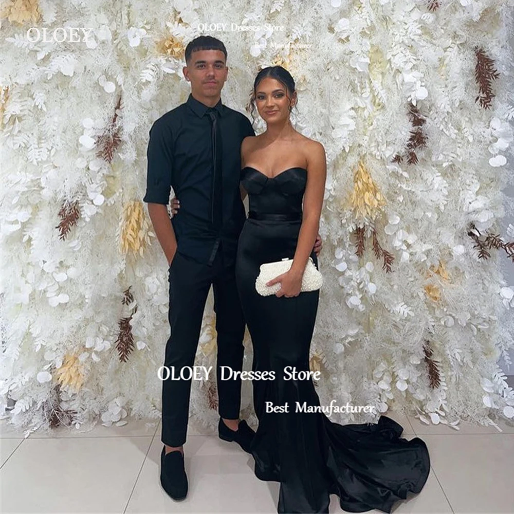 OLOEY Sexy Sweetheart Black Mermaid Long Evening Dresses Party Gowns African Women Formal Occasion Dress Slim Fitted
OLOEY Sexy Sweetheart Black Mermaid Long Evening Dresses Party Gowns African Women Formal Occasion Dress Slim Fitted