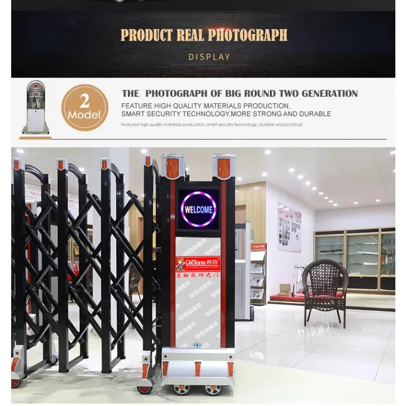 1.6Meter/5.3 Feet High Retractable Gate Automatic Opening Aluminum Alloy Removable For Hotel Application
1.6Meter/5.3 Feet High Retractable Gate Automatic Opening Aluminum Alloy Removable For Hotel Application