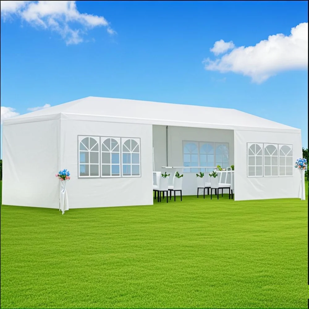 10x30' Outdoor Garden Gazebo Wedding Party Tent Canopy Marquee with 8 Removable Sidewalls
10x30' Outdoor Garden Gazebo Wedding Party Tent Canopy Marquee with 8 Removable Sidewalls