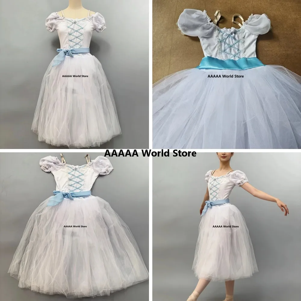 White Swan Ballet Dress Costume Romantic Long Ballerina Tutu Skirt for Women Girls Dance Cosplay
White Swan Ballet Dress Costume Romantic Long Ballerina Tutu Skirt for Women Girls Dance Cosplay