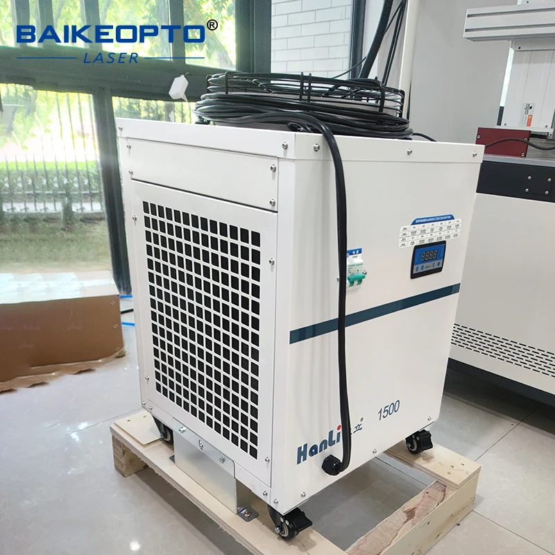 High-power laser chiller 10P air-cooled intelligent leak alarm circulating water cooling equipment
High-power laser chiller 10P air-cooled intelligent leak alarm circulating water cooling equipment