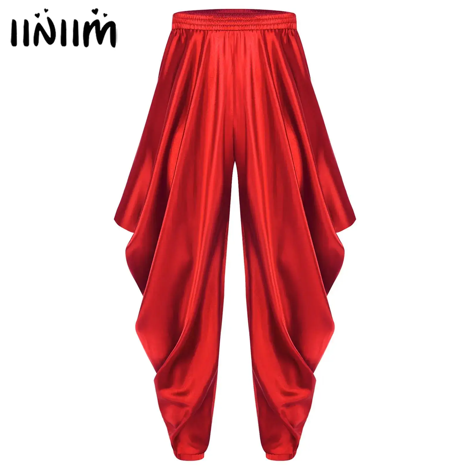 Mens Arab Prince Harem Pants Elastic Waistband Satiny Loose Carnival Trousers Bloomers Arabian Prince Halloween CosplayCostume
Mens Arab Prince Harem Pants Elastic Waistband Satiny Loose Carnival Trousers Bloomers Arabian Prince Halloween CosplayCostume