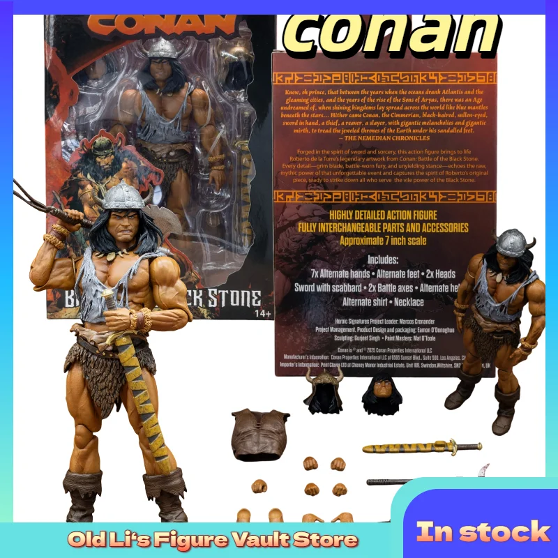 In Stock Action Figure HC Studio 1/12 Barbarian Blackstone Battle Conan Action Figure Toy Collection Gift
In Stock Action Figure HC Studio 1/12 Barbarian Blackstone Battle Conan Action Figure Toy Collection Gift