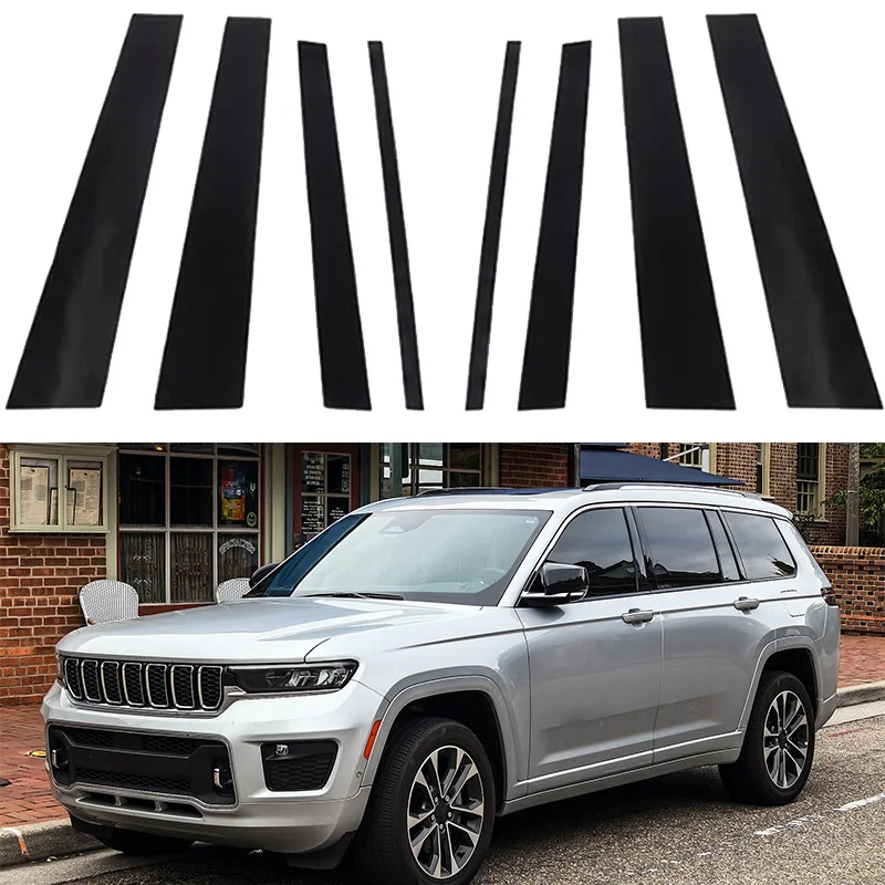8Pcs Car Window Door Column B C Pillar Post Cover Trim Replacement Parts Fit For Jeep Grand Cherokee L(WL75) 2021-2024
8Pcs Car Window Door Column B C Pillar Post Cover Trim Replacement Parts Fit For Jeep Grand Cherokee L(WL75) 2021-2024