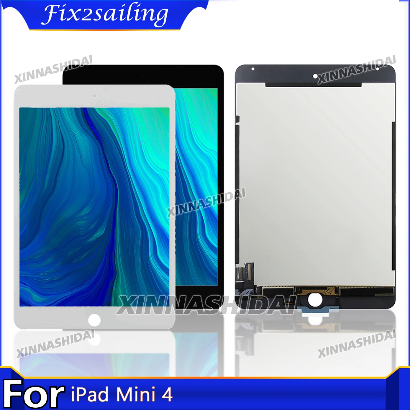 Для iPad Mini 4 Mini4 Дисплей A1538 A1550 ЖК-дисплей с сенсорным экраном и дигитайзером в сборе, запасные части, 100% тест
Для iPad Mini 4 Mini4 Дисплей A1538 A1550 ЖК-дисплей с сенсорным экраном и дигитайзером в сборе, запасные части, 100% тест