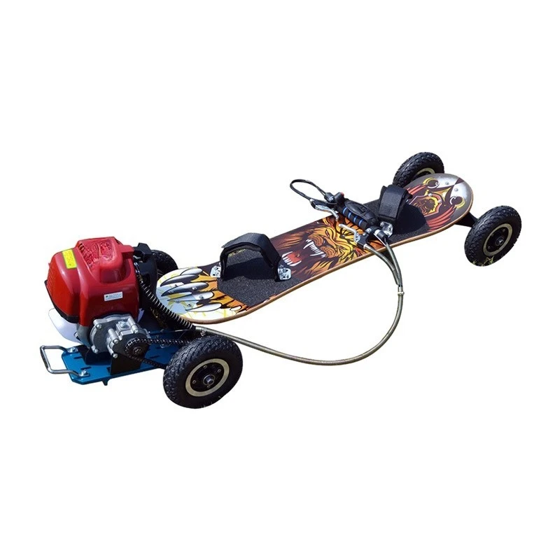 Four-wheel gasoline scooter, off-road land surfing scooter, electric 
Four-wheel gasoline scooter, off-road land surfing scooter, electric