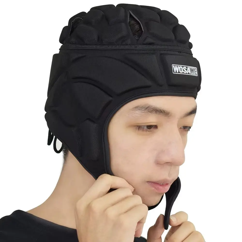 EVA Sponge Padded Football Protect Helmet Breathable Shock Absorption Goalkeeper Helmet Protective Anti-collision
EVA Sponge Padded Football Protect Helmet Breathable Shock Absorption Goalkeeper Helmet Protective Anti-collision