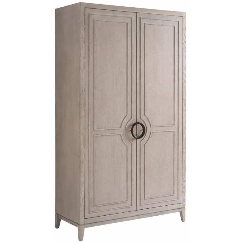 American retro solid wood wardrobe, small apartment double door separate wardrobe storage furniture
American retro solid wood wardrobe, small apartment double door separate wardrobe storage furniture