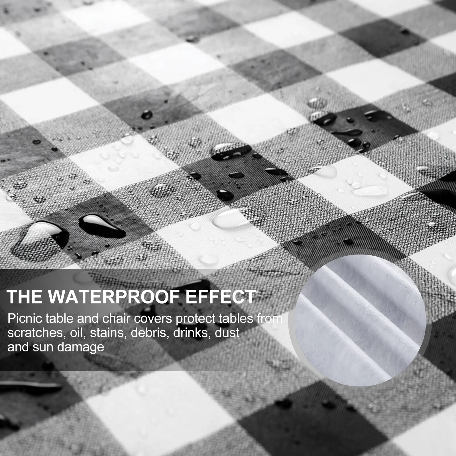 1 комплект водонепроницаемых чехлов для столов из фланели, эластичные скатерти для улицы, защитные чехлы для стульев и табуретов для пикника, товары для кемпинга
1 комплект водонепроницаемых чехлов для столов из фланели, эластичные скатерти для улицы, защитные чехлы для стульев и табуретов для пикника, товары для кемпинга