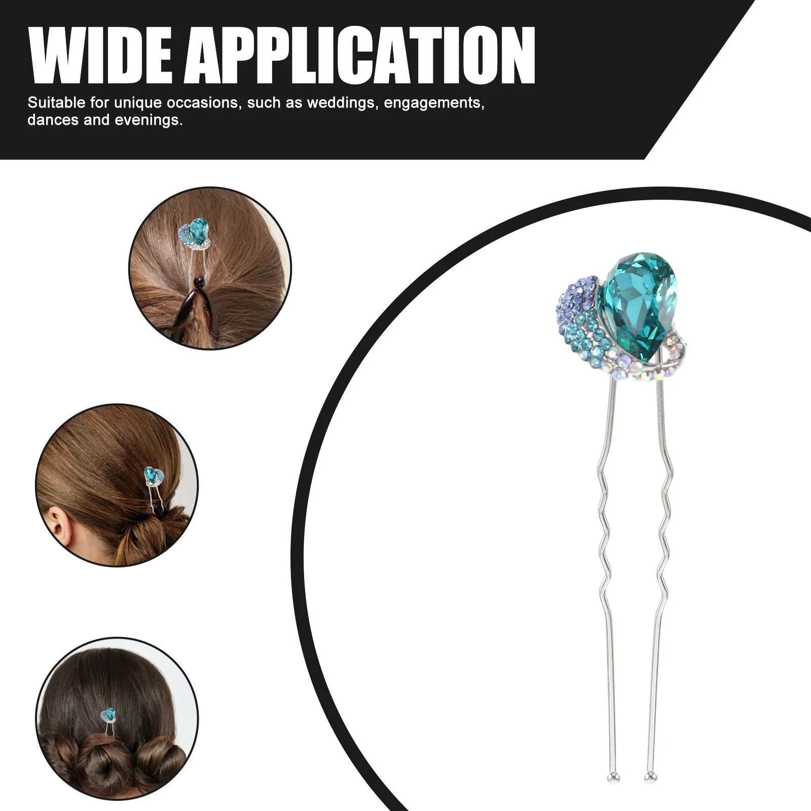 4Pcs Rhinestone Hairpin U Shape Bridal Wedding Accessories Lightweight Metal Design for Women Girls Hair Pin Bridal Hair Pin
4Pcs Rhinestone Hairpin U Shape Bridal Wedding Accessories Lightweight Metal Design for Women Girls Hair Pin Bridal Hair Pin