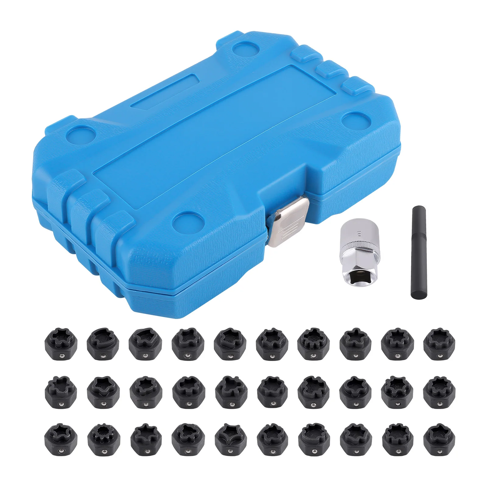 32pc Wheel Lock Lug Nut Master Key Removal Socket Tool Kit for Mercedes-Benz ML
32pc Wheel Lock Lug Nut Master Key Removal Socket Tool Kit for Mercedes-Benz ML