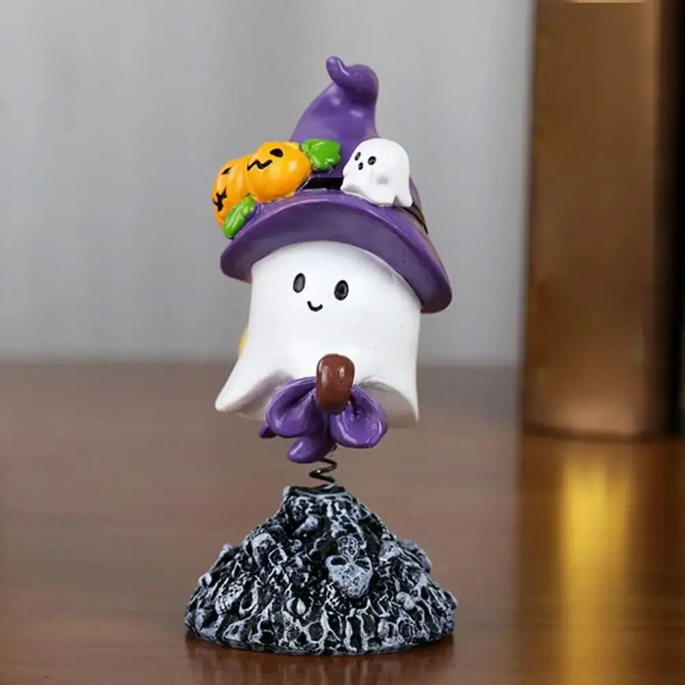 Micro Landscape Resin Halloween Ghost Statue Cartoon with Spring Ghost Art Sculpture Cute Ghost Figurine Ornament Desk
Micro Landscape Resin Halloween Ghost Statue Cartoon with Spring Ghost Art Sculpture Cute Ghost Figurine Ornament Desk