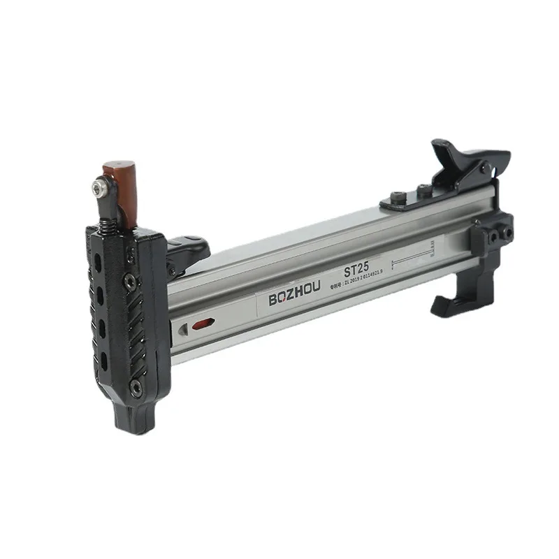 ST-25 Manual Nailer Semi-automatic Wire Slot Woodworking Decoration Steel Nail Gun Straight Nailing Tool with Support
ST-25 Manual Nailer Semi-automatic Wire Slot Woodworking Decoration Steel Nail Gun Straight Nailing Tool with Support