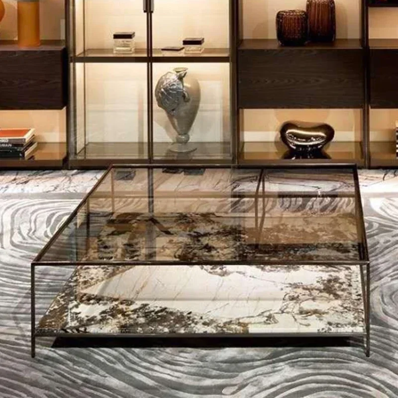 Italian-Style Light Luxury Glass Tea Table Pandora Luxury Stone Natural Marble Square High-Grade Tea Table Living Room Home
Italian-Style Light Luxury Glass Tea Table Pandora Luxury Stone Natural Marble Square High-Grade Tea Table Living Room Home