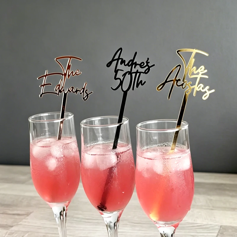 10/30PCS Personalized Name Drink Stirrers Custom Cocktail Stirrer Acrylic Wedding Drink Stirrers Luxury Beverage Accents
10/30PCS Personalized Name Drink Stirrers Custom Cocktail Stirrer Acrylic Wedding Drink Stirrers Luxury Beverage Accents