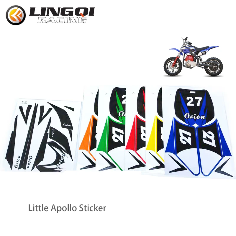 LING QI APOLLO Sticker Graphics For Motorcycle Apollo.Decals Set Of Plastic Motorbike Parts In 5 Colors
LING QI APOLLO Sticker Graphics For Motorcycle Apollo.Decals Set Of Plastic Motorbike Parts In 5 Colors