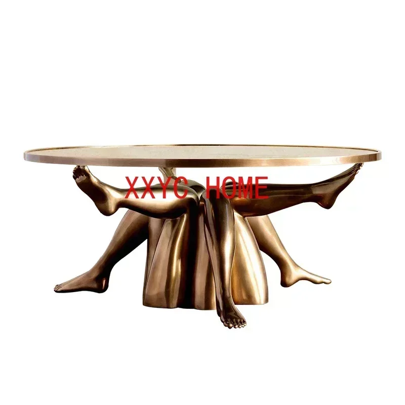 Creative Strange Shape Leg Art Small Coffee Table Modern Light Luxury Club House Living Room
Creative Strange Shape Leg Art Small Coffee Table Modern Light Luxury Club House Living Room