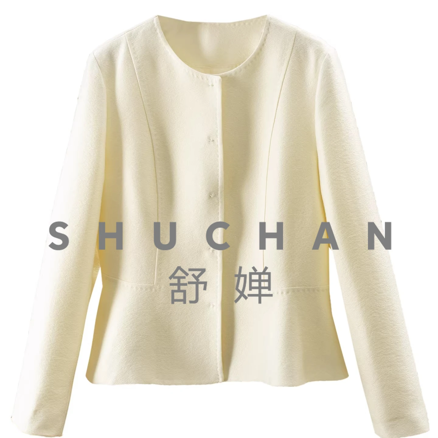 Elegant Silk + Wool Waist Slimming Crew Neck Jacket H Female 34G1 Casacos De Inverno Feminino Bleizer Femenino
Elegant Silk + Wool Waist Slimming Crew Neck Jacket H Female 34G1 Casacos De Inverno Feminino Bleizer Femenino