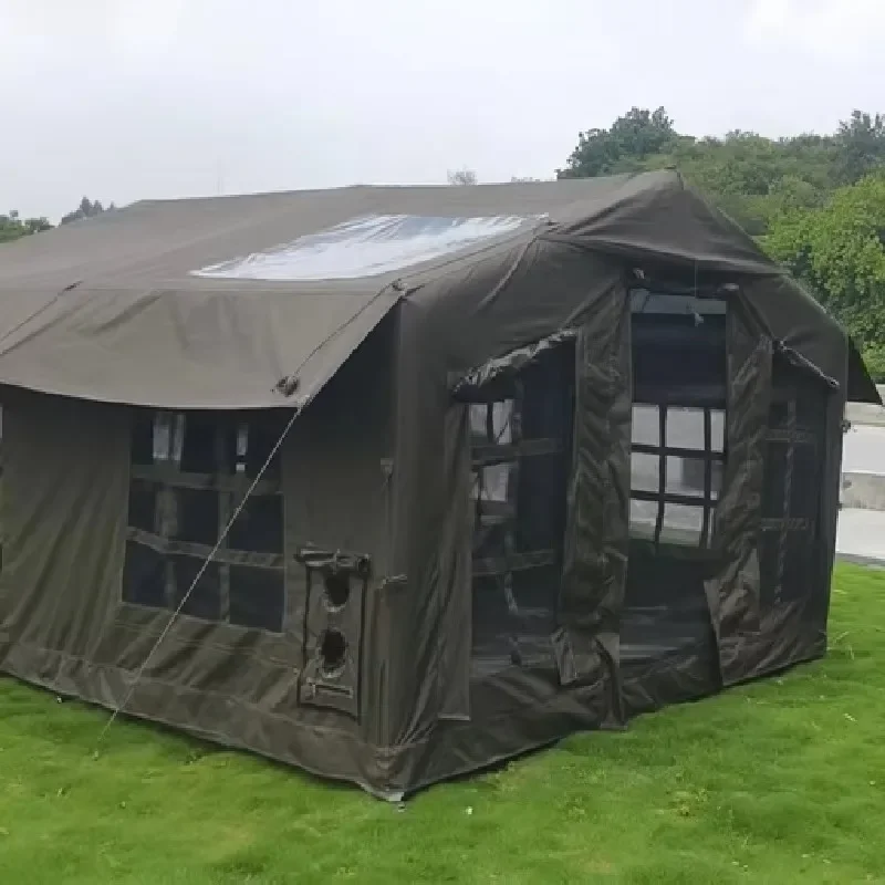 YYD 3-5 Person Inflatable Tent 4x3x2.2m 12㎡ Waterproof 3000mm 4 Season Quick Setup With 800W Pump For Camping Party
YYD 3-5 Person Inflatable Tent 4x3x2.2m 12㎡ Waterproof 3000mm 4 Season Quick Setup With 800W Pump For Camping Party