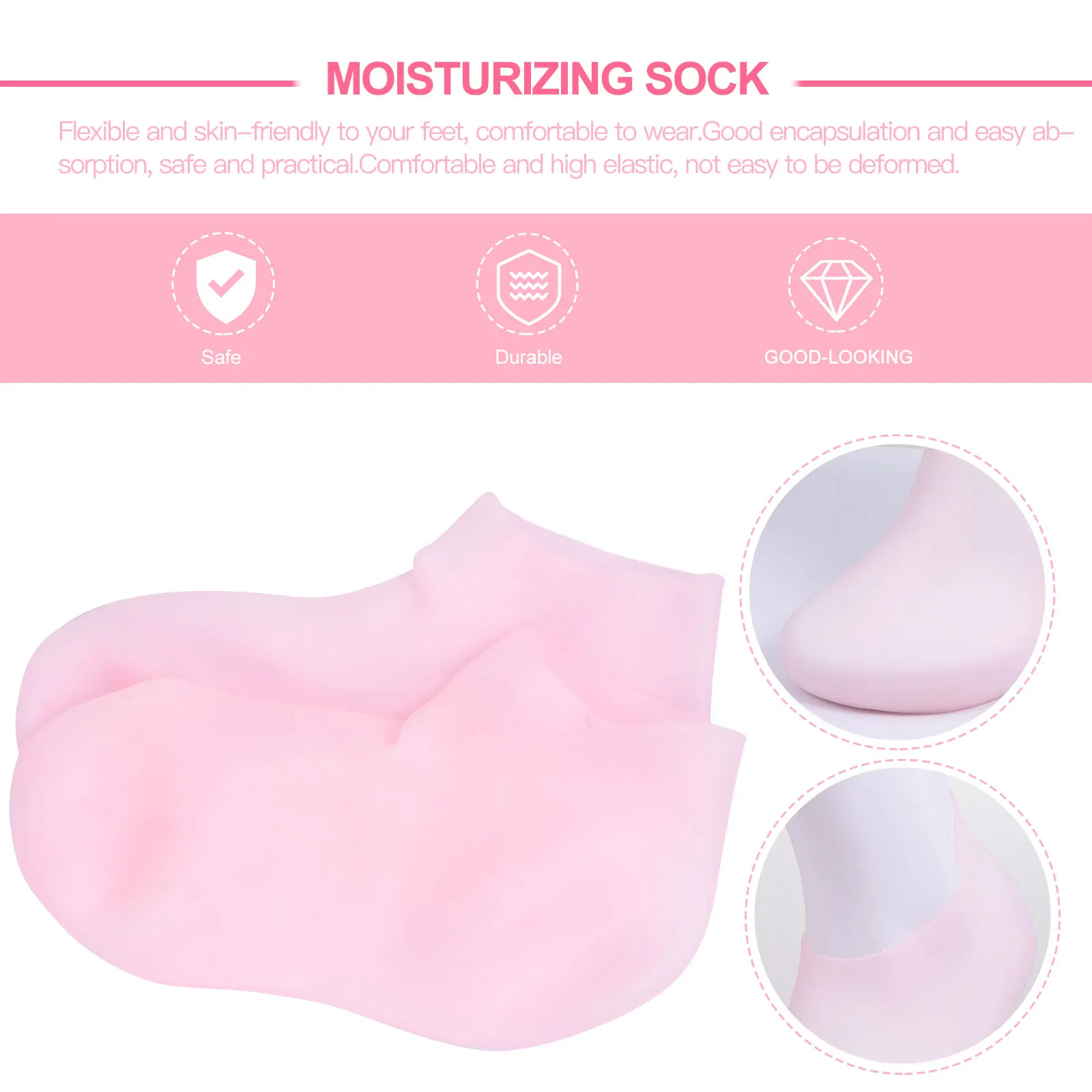 1 Pair Foot Exfoliator Socks Moisturizing Treatment For Dry Cracked Feet Soft Skin- Sock Unisex Feet Treatment
1 Pair Foot Exfoliator Socks Moisturizing Treatment For Dry Cracked Feet Soft Skin- Sock Unisex Feet Treatment