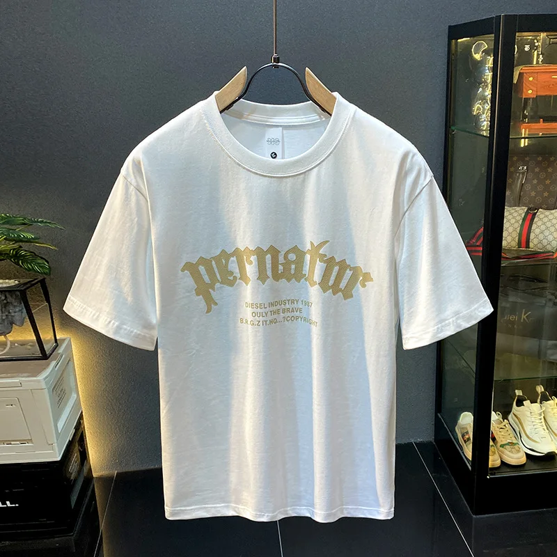 2025 Summer Short sleeved Men's T-shirt Trendy Brand American High end Leisure Street Fashion Men's Top
2025 Summer Short sleeved Men's T-shirt Trendy Brand American High end Leisure Street Fashion Men's Top